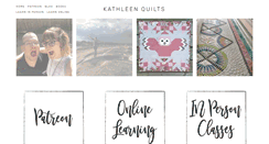 Desktop Screenshot of kathleenquilts.com